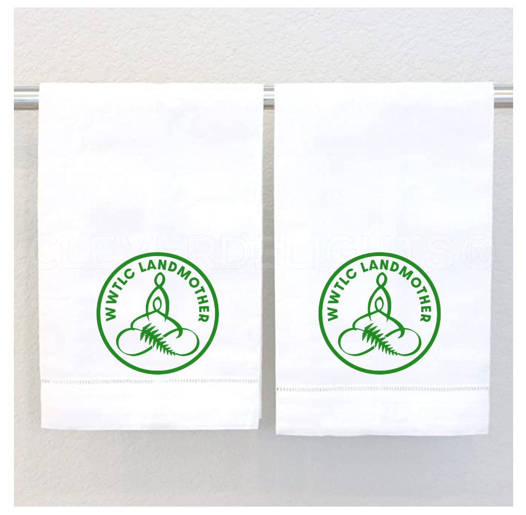 Pair of LM2023 Tea Towels - Green LM Logo