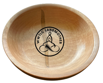 Turned Bowl with LM Logo